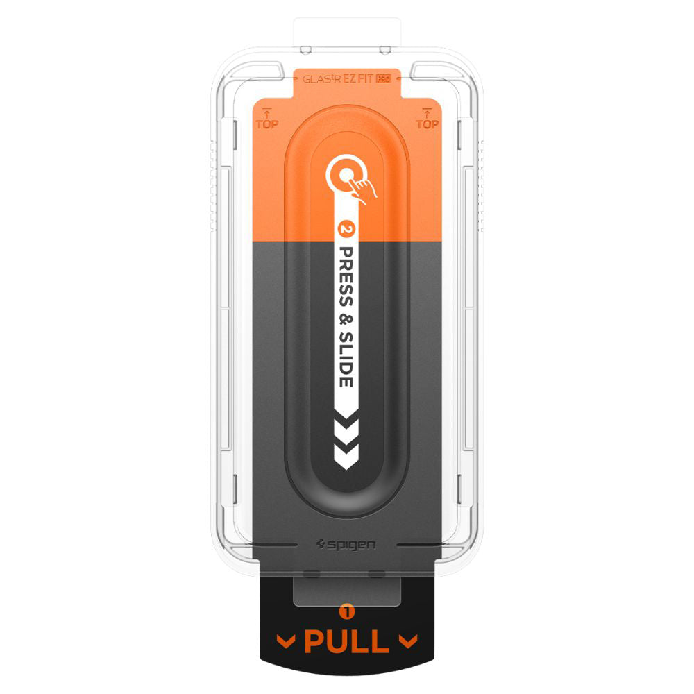 Spigen GlastR EZ FIT Pro Screen Protector for Samsung Galaxy S25 Edge S937, Tempered Glass, Full Glue