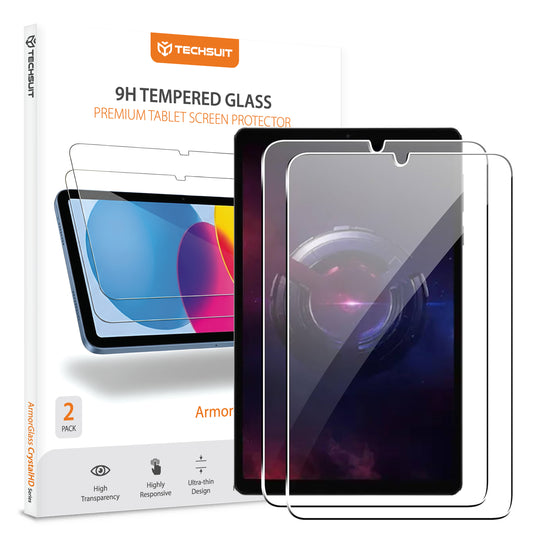Techsuit ArmorGlass CrystalHD Screen Protector for Lenovo Legion Y700 (2025), Tempered Glass, Full Glue, Set of 2 Pieces