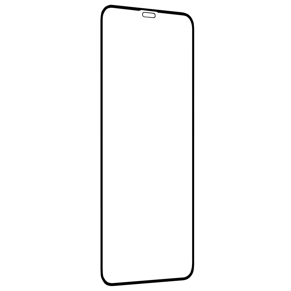 Techsuit Screen Protector Film for Apple iPhone 11 / XR, Tempered Glass, Full Glue, 111D, Black