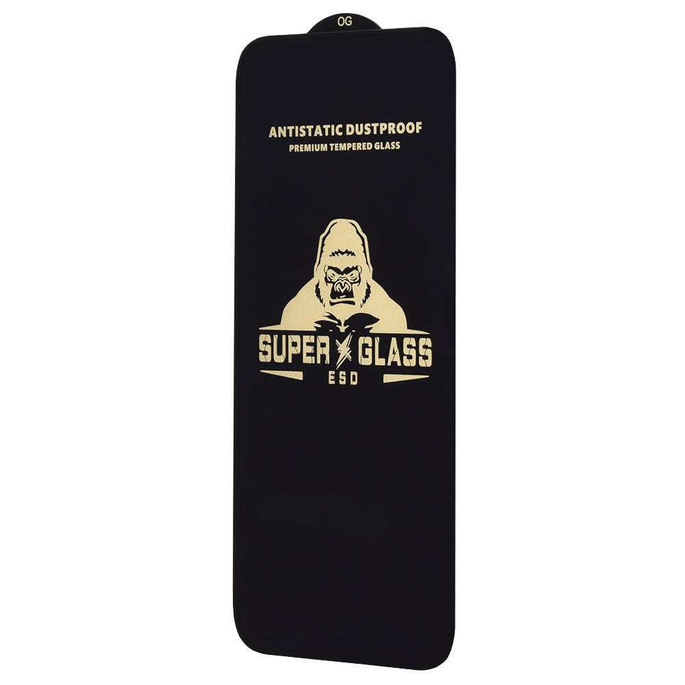 Techsuit Screen Protector Film for Apple iPhone 11 / XR, Tempered Glass, Full Glue, Black
