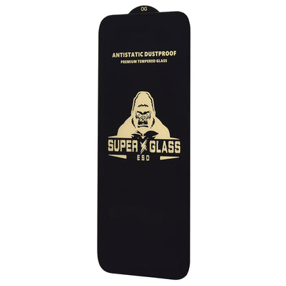 Techsuit Screen Protector Film for Apple iPhone 11 / XR, Tempered Glass, Full Glue, Black