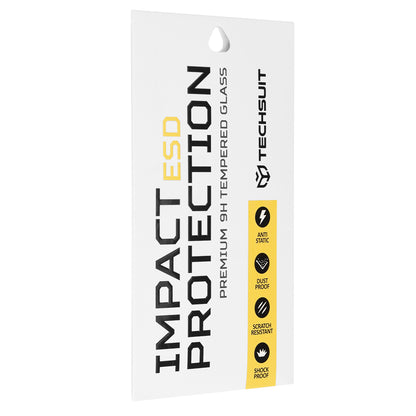 Techsuit Screen Protector Film for Motorola Moto G86 Power / G86, Tempered Glass, Full Glue, Black