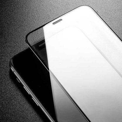 Techsuit Screen Protector Film for Oppo A3 4G / A3 5G, Tempered Glass, Full Glue, Black