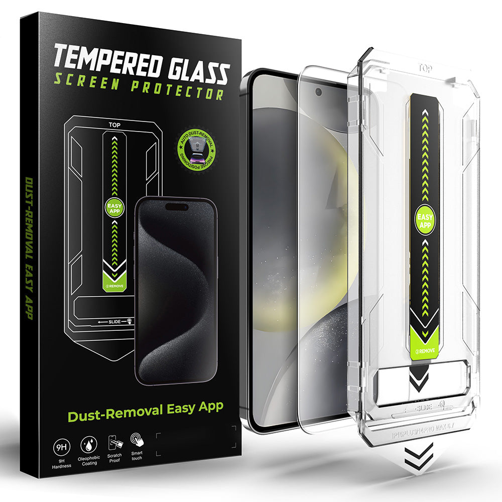 Techsuit TitanGlass CrystalHD Screen Protector for Samsung Galaxy S25+ S936 / S24+ S926, Tempered Glass, Full Glue