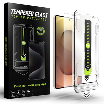 Techsuit TitanGlass CrystalHD Screen Protector for Samsung Galaxy S25 Ultra S938, Tempered Glass, Full Glue
