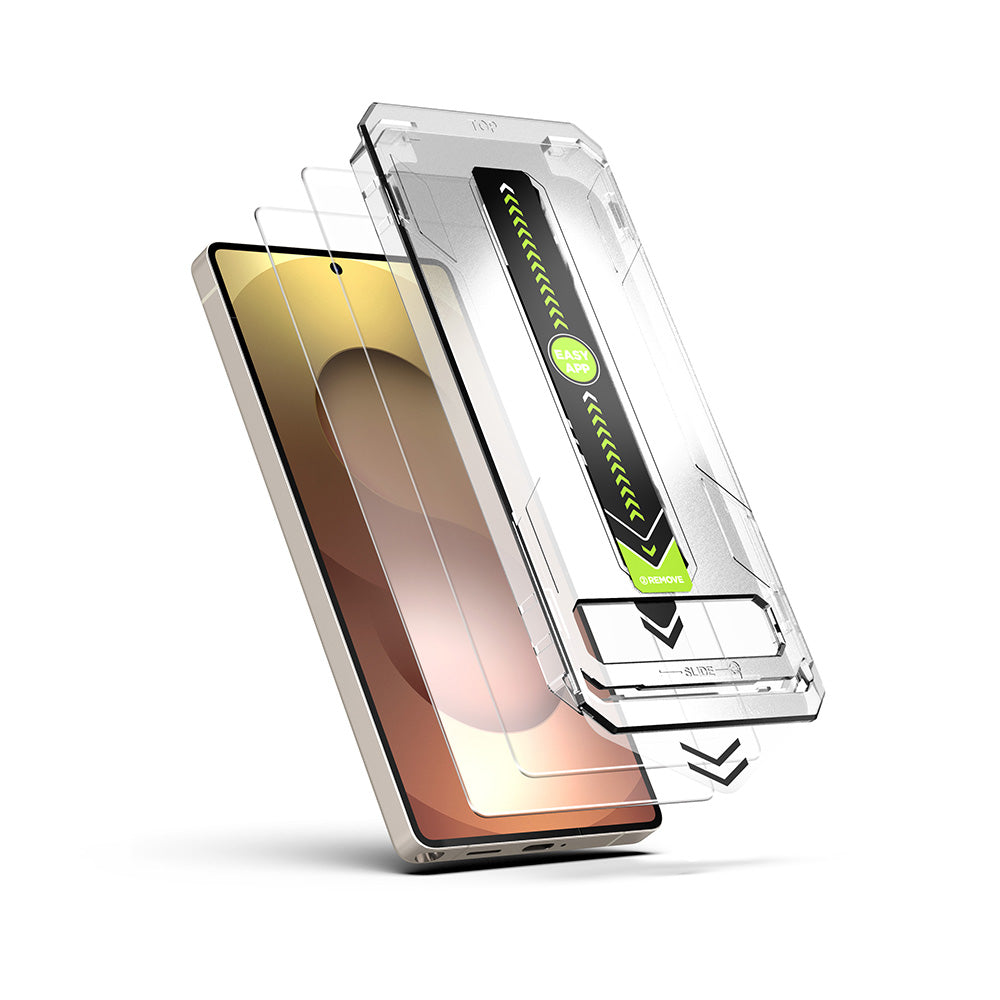 Techsuit TitanGlass CrystalHD Screen Protector for Samsung Galaxy S26, Tempered Glass, Full Glue, Set of 2 Pieces