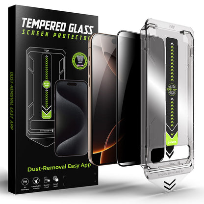 Privacy Screen Protector Techsuit TitanGlass for Apple iPhone 12 Pro Max, Tempered Glass, Full Glue