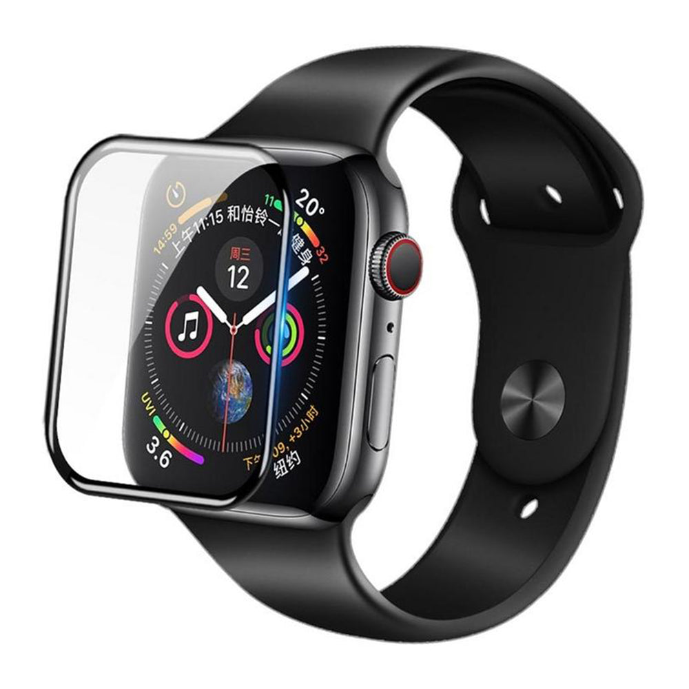 Blueo High Molecule Protective Film for Apple Watch 40mm Series, Tempered Glass, Black