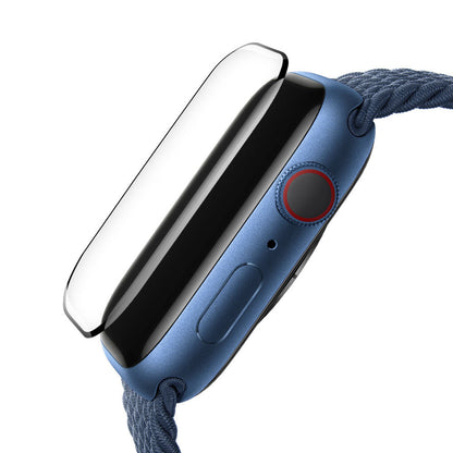 Blueo High Molecule Protective Film for Apple Watch 8 / 7 41mm Series, Tempered Glass, Black