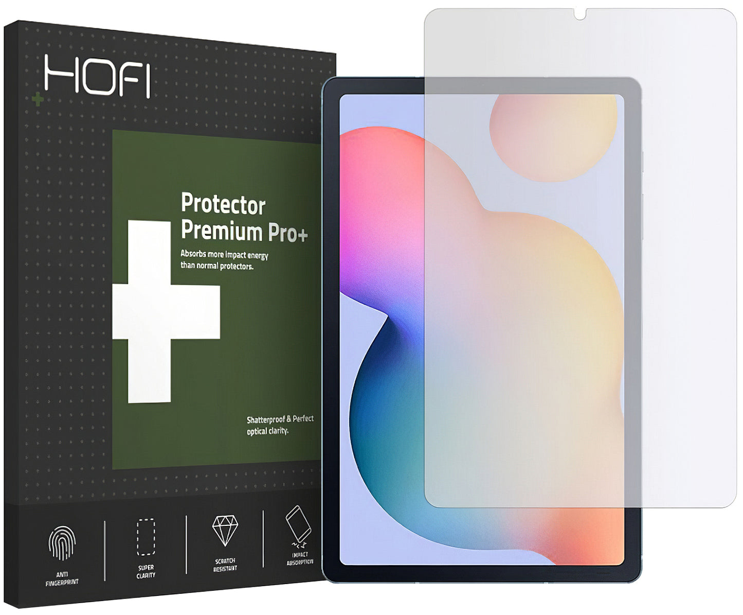 HOFI PRO+ Screen Protector for Samsung Galaxy Tab S6 Lite (2024) / Tab S6 Lite (2022) / Tab S6 Lite (2020), Flexible Glass, Full Glue