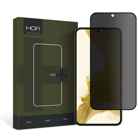 HOFI PRO+ Privacy Screen Protector for Samsung Galaxy S22 5G S901, Tempered Glass, Full Glue