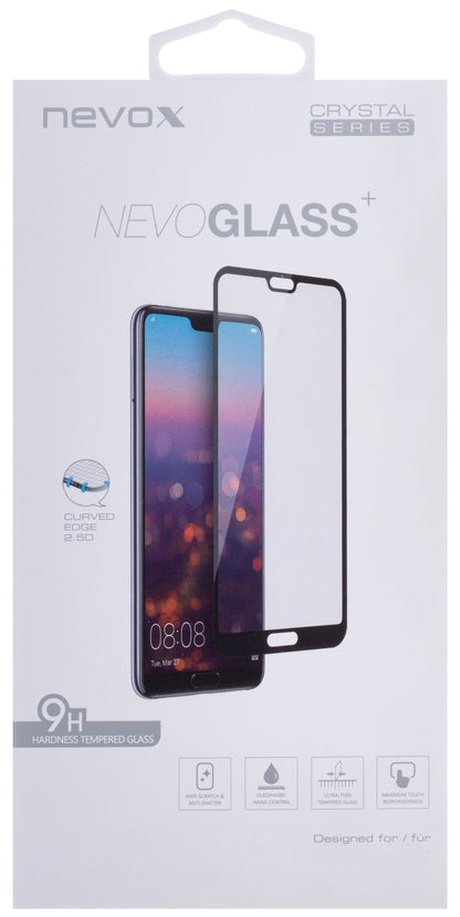 Nevox Screen Protector for Huawei P40, Tempered Glass, Full Glue, 2.5D