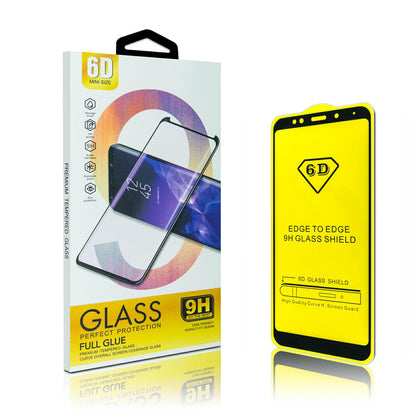 OEM Screen Protector for Huawei P30 lite New Edition / P30 lite, Tempered Glass, Full Glue, 6D, Black