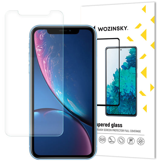 WZK Screen Protector for Apple iPhone 11 / XR, Tempered Glass, Full Glue