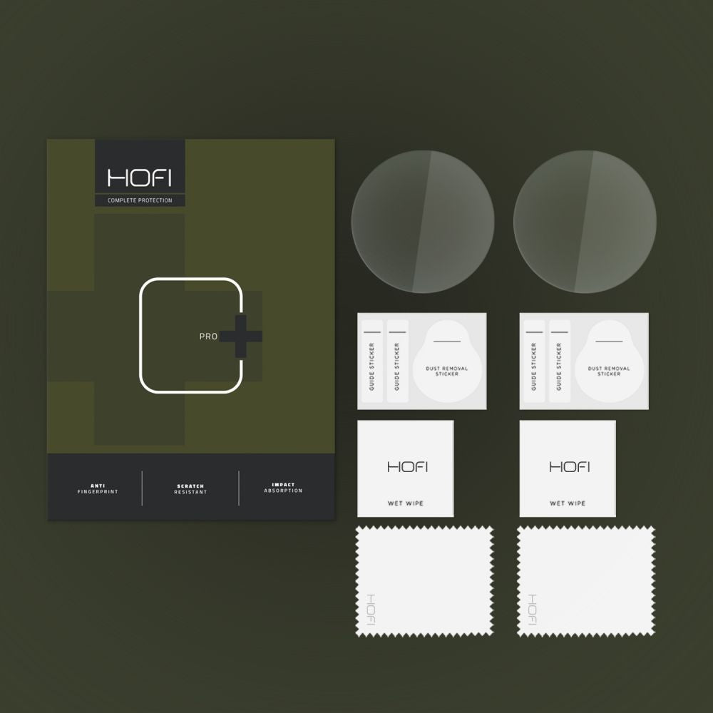 HOFI PRO+ Protective Film for Huawei Watch GT 4 46mm, Set of 2 pieces, Tempered Glass