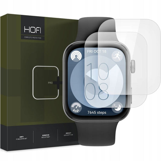 HOFI PRO+ Screen Protector for Huawei Watch Fit 3, Set of 2 pieces, Plastic