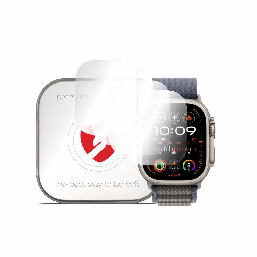 Smart Protection Premium Classic Protective Film for Apple Watch Ultra Series, Set of 4 pieces, Plastic