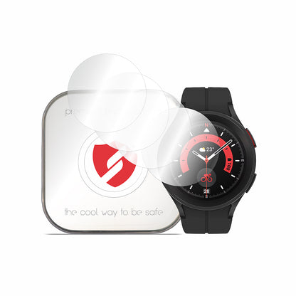 Smart Protection Premium Classic Screen Protector Film for Samsung Galaxy Watch5 Pro 45mm, Set of 4 pieces, Plastic