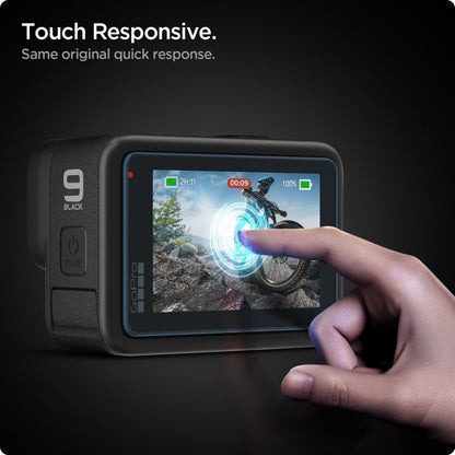 Spigen GlastR Slim Screen and Lens Protector for GoPro Hero 12 / 9 / 10 / 11, Tempered Glass, Set of 6 pieces AGL03045