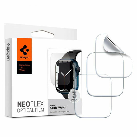 Spigen Neo Flex Protection Film for Apple Watch 41mm / 40mm Series, Set of 3 pieces, Plastic 061FL25575