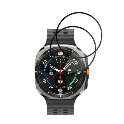 Techsuit Nano Flex Protection Film for Samsung Galaxy Watch Ultra, Set of 2 Pieces, Plastic, Black