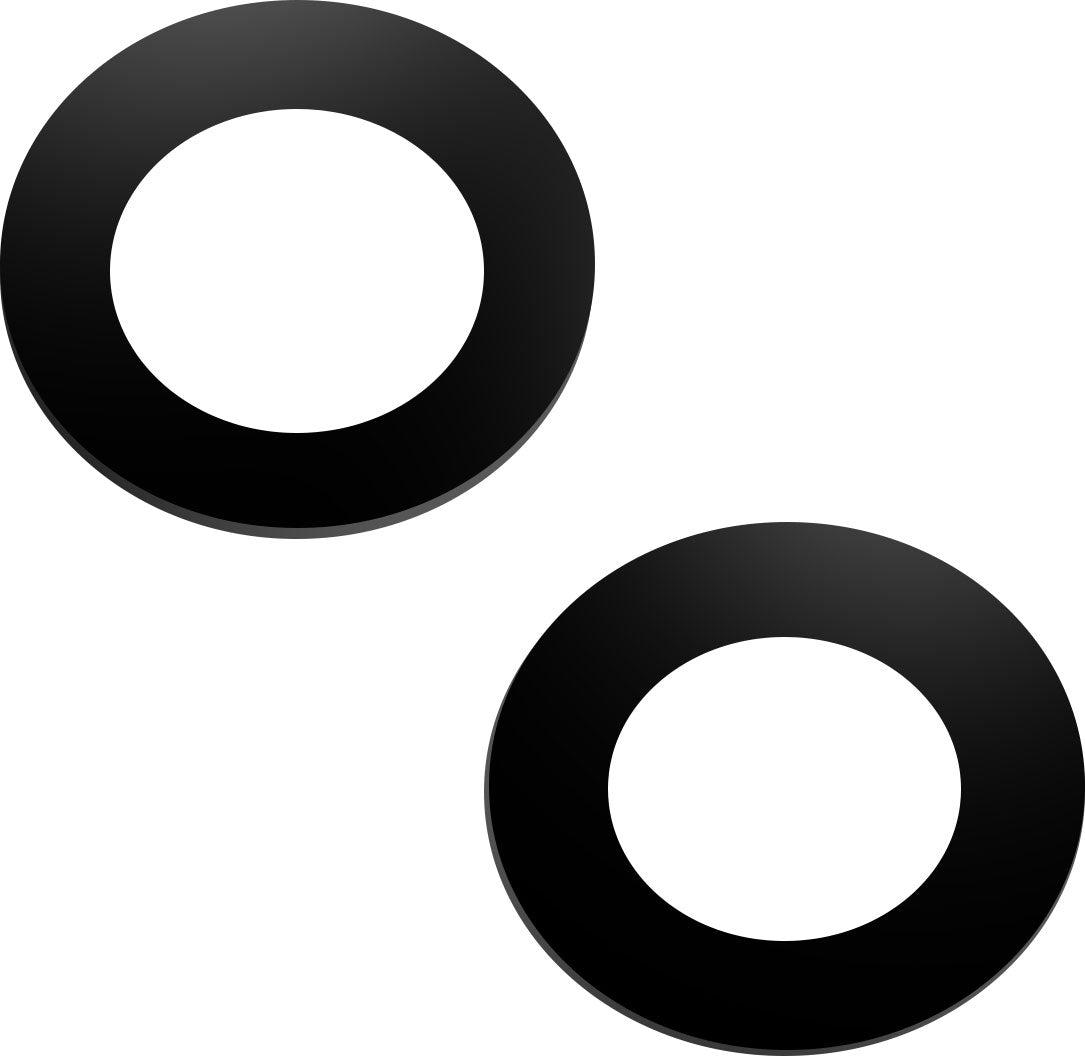 Camera Glass Back Apple iPhone 14, with Frame, Black