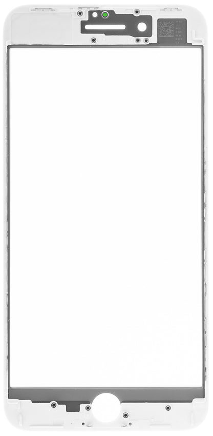 Apple iPhone 8 Plus Screen Glass, with Frame and OCA Adhesive, White