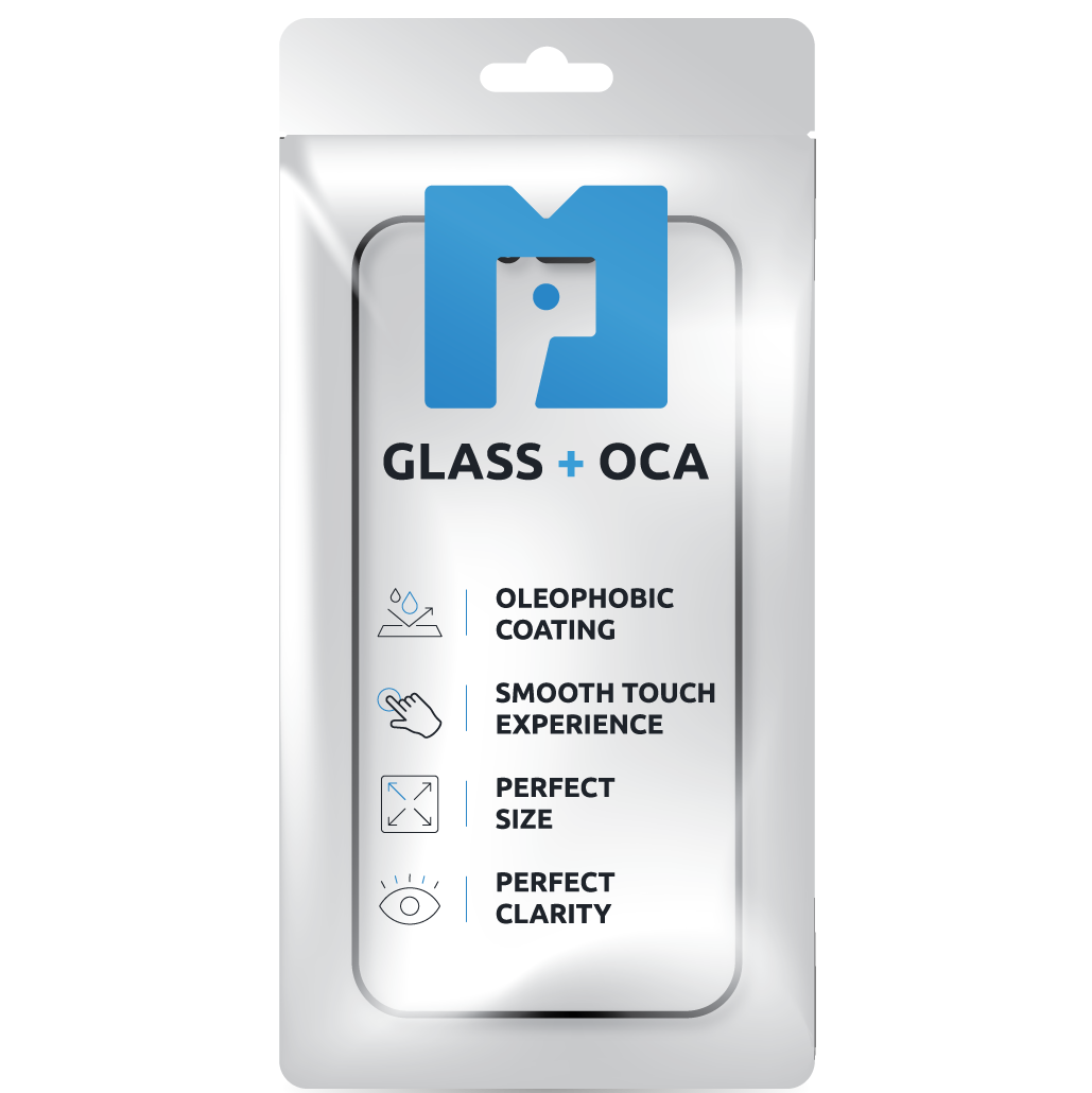 Screen Glass + OCA MP compatible with Samsung Galaxy S24 S921, Black
