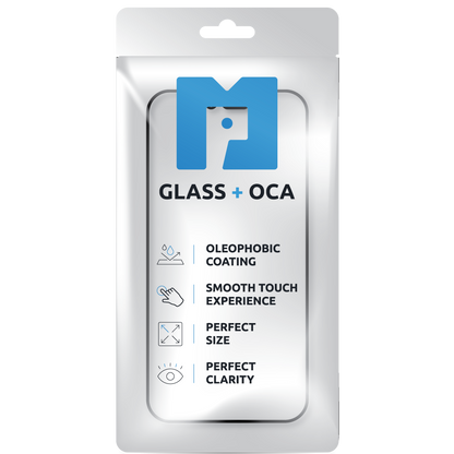 Screen Glass + OCA MP compatible with Samsung Galaxy S24 S921, Black