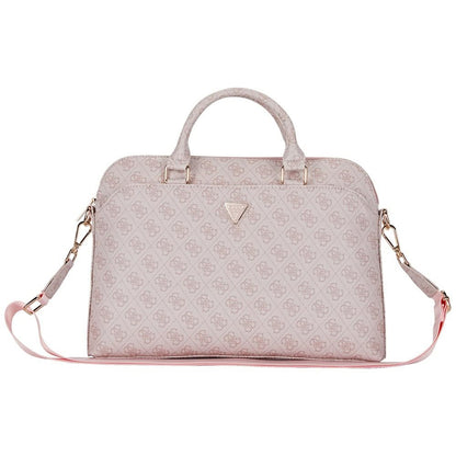 Guess 4G Triangle Logo Bag for 15inch Laptop, Pink