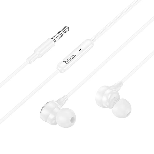 Handsfree 3.5mm HOCO M116, White