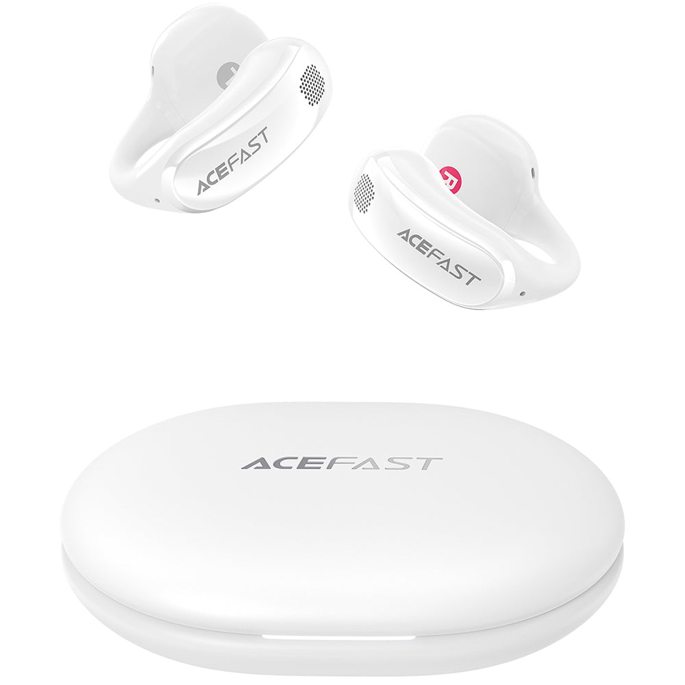 Acefast Aceclip Pro Bluetooth Handsfree, TWS, White