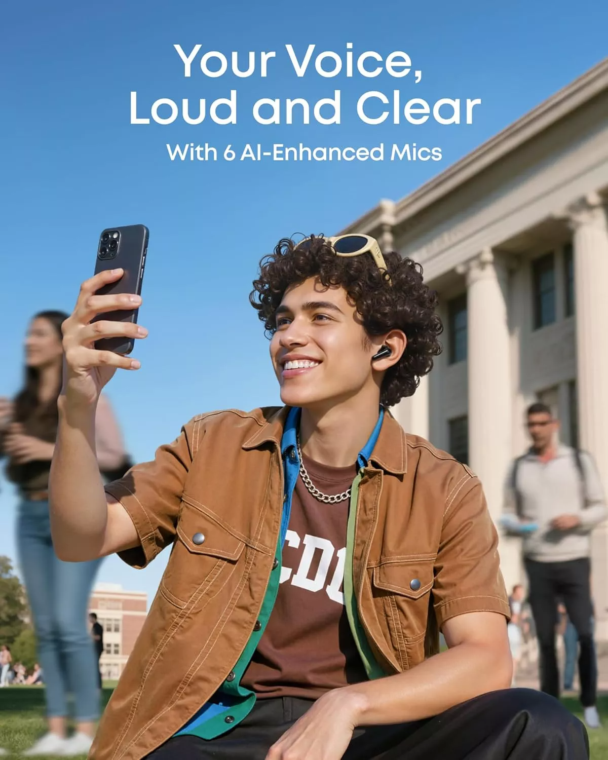 Handsfree Bluetooth Anker Soundcore R60i, TWS, ANC, Black D1202G11