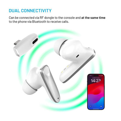 Handsfree Bluetooth Fixed Pods, TWS, White
