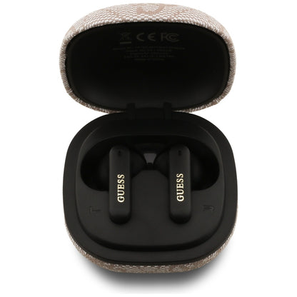 Handsfree Bluetooth Guess 4G Classic Metal Logo, TWS, Pink