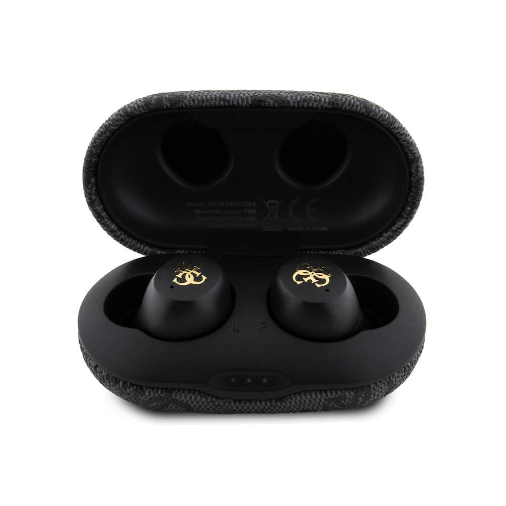 Handsfree Bluetooth Guess 4G Metal, TWS, Black