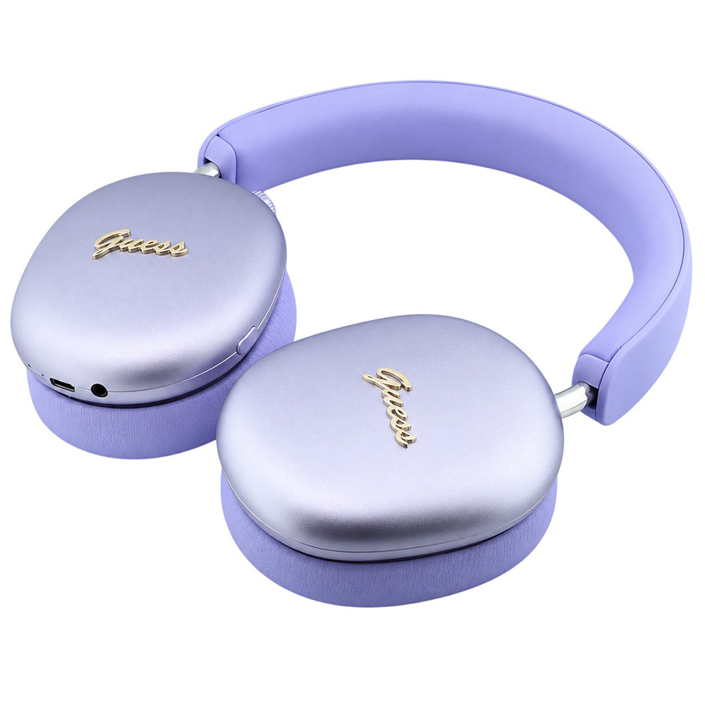 Guess Metal Script Logo Bluetooth Handsfree, A2DP, Purple
