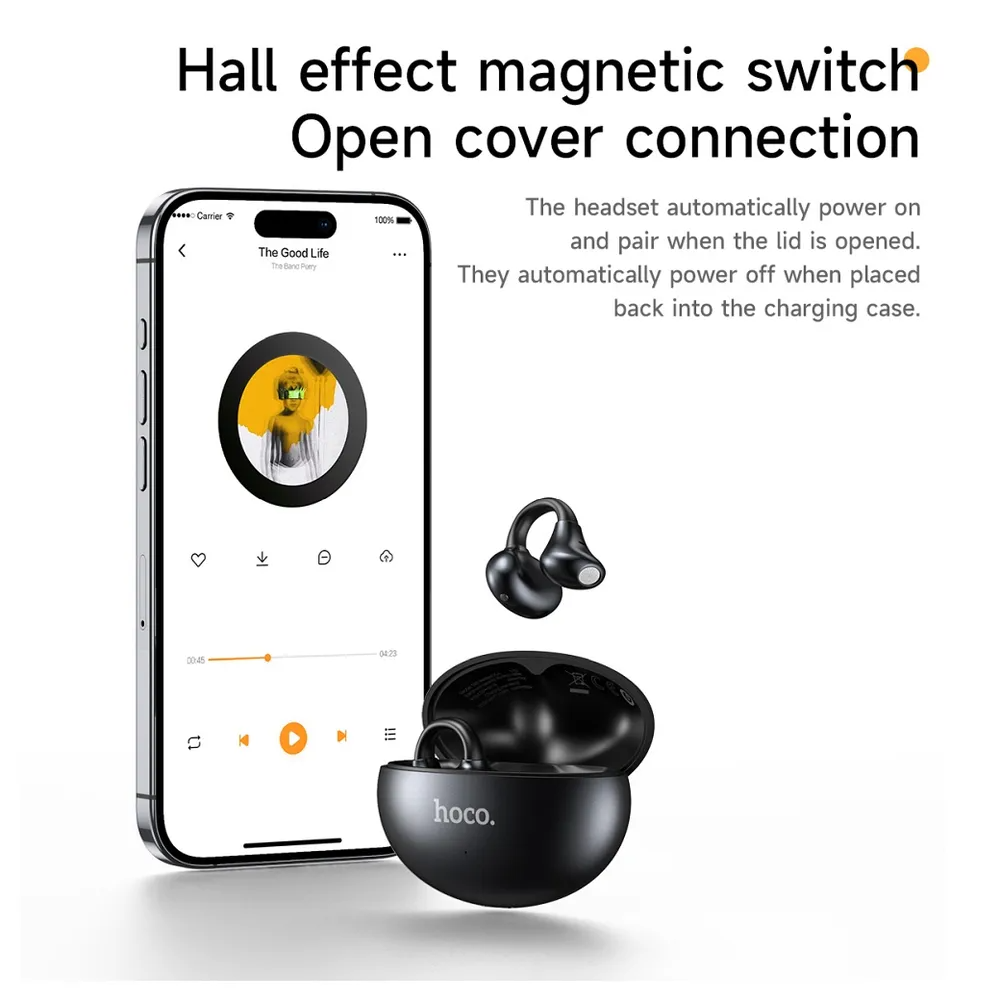 Handsfree Bluetooth HOCO EA8, TWS, White