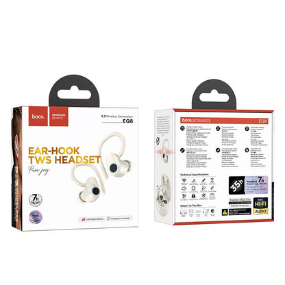 Handsfree Bluetooth HOCO EQ8, TWS, White