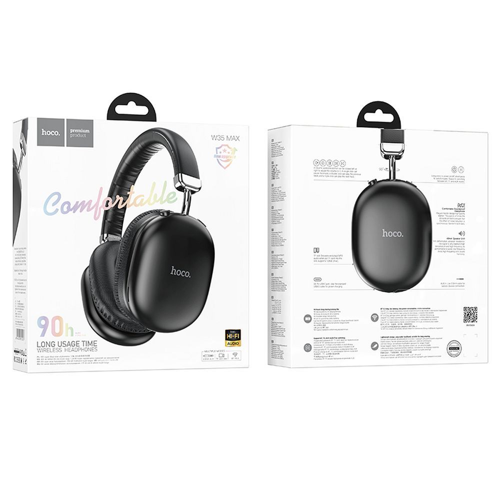 HOCO W35 Max Bluetooth Handsfree, A2DP, Black