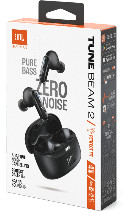Handsfree Bluetooth JBL Tune Beam 2, TWS, ANC, MultiPoint, Black JBLTBEAM2BLK