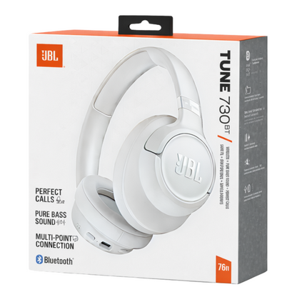 Handsfree Bluetooth JBL Tune 730BT, MultiPoint, A2DP, White JBLT730BTWHT