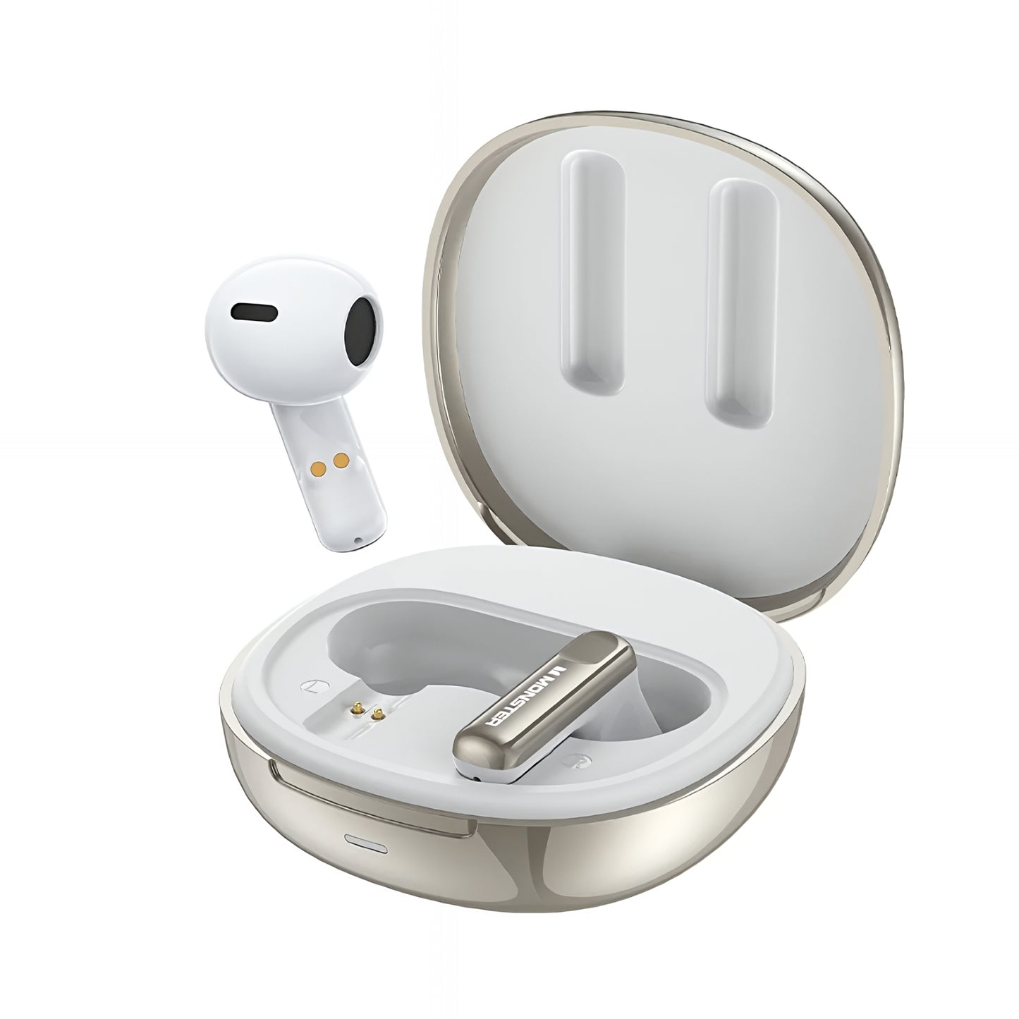Bluetooth Handsfree Monster N-Lite 209, TWS, Silver