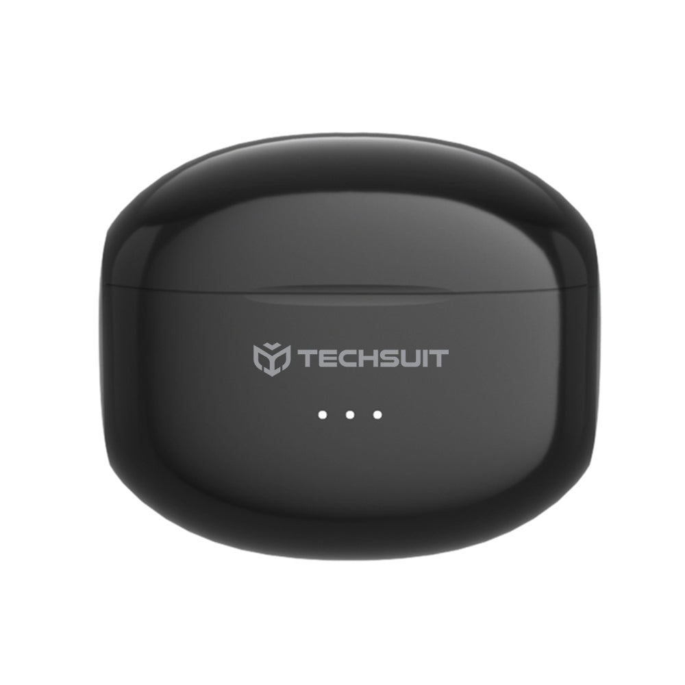 Handsfree Bluetooth Techsuit CW1 Audira Pro, TWS, ANC, Black