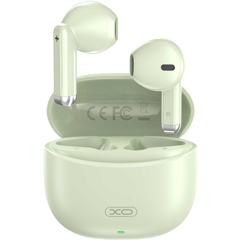 Handsfree Bluetooth XO Design X33, TWS, Green