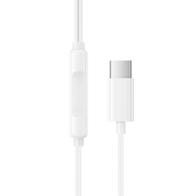 Handsfree USB-C Borofone BM100 Fuente, White