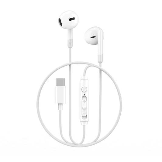 Handsfree USB-C WiWu EB314, White 