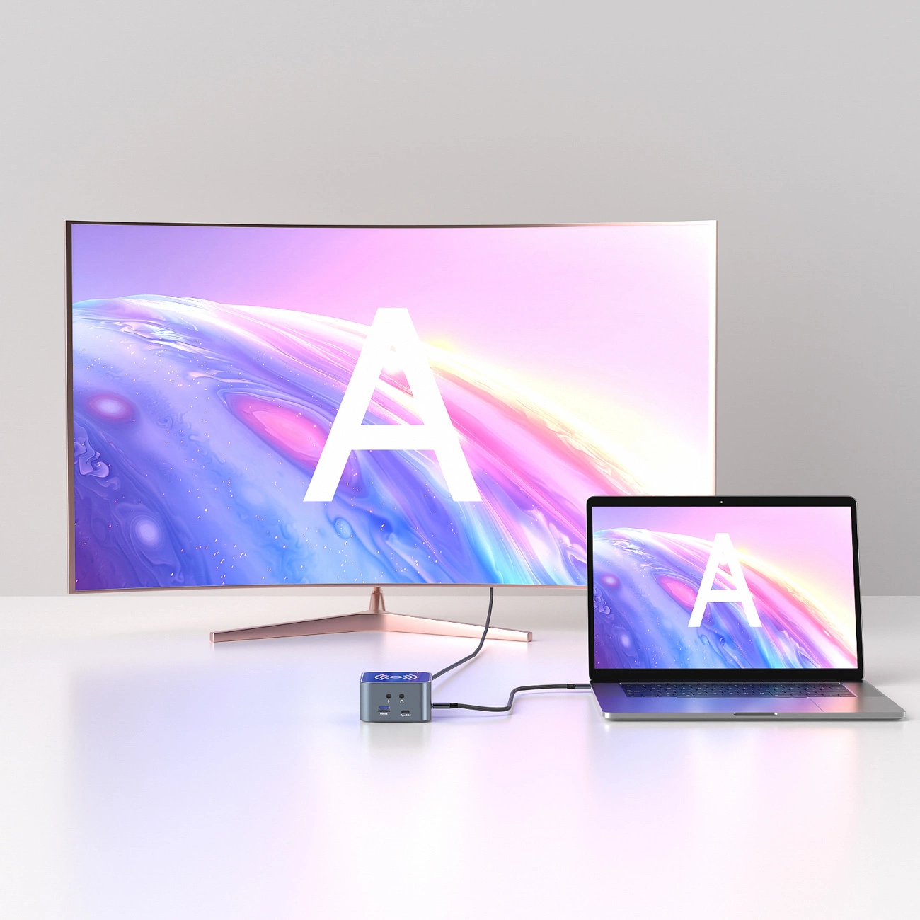 Multifunctional Hub WZK WHBC09Y8S, 12in1, Gray