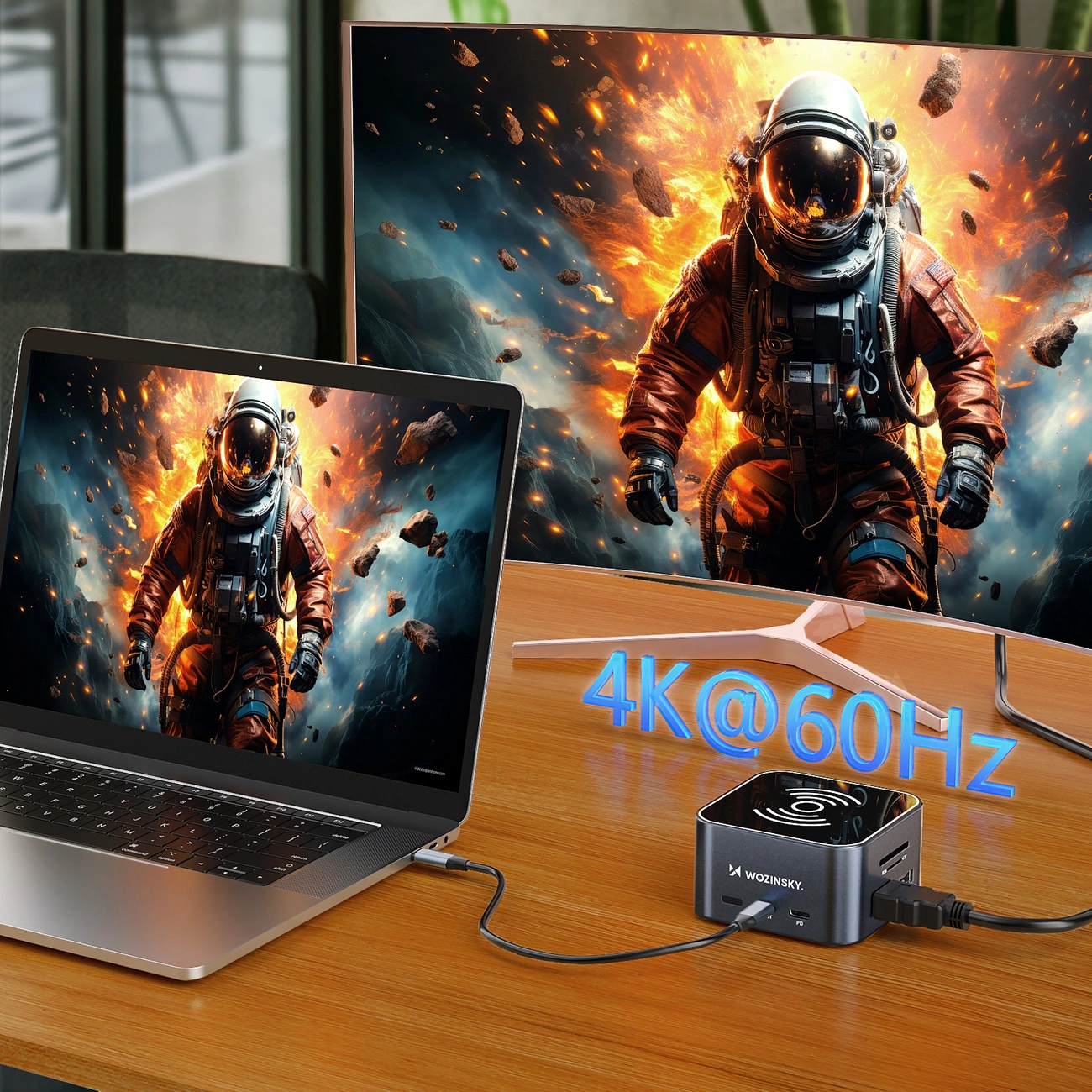 Multifunctional Hub WZK WHBC09Y8S, 12in1, Gray