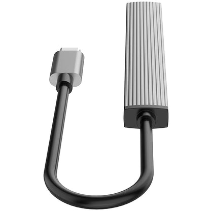 Orico AH-A13 USB-C Hub, 1 x USB-A 3.0 - 3 x USB-A, Gray